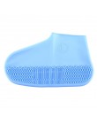 1 para wielokrotnego użytku silikonowe pokrowiec na buty S/M/L kalosze wodoodporne pokrowce na zewnątrz Camping Slip-on odporna 