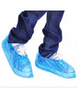 100 sztuk/paczka medyczne wodoodporne pokrowce na buty z tworzywa sztucznego jednorazowe ochraniacze na obuwie domy ochraniacze 