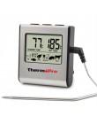 ThermoPro TP-16 cyfrowy termometr piekarnika wyświetlacz LCD termometr do mięs z zegarem gotowanie mleko termometr do grilla kuc