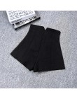 Biały czarny Stretch garnitur szorty kobiety nowy Mini krótkie spodenki z wysokim stanem kobiet Hotpants eleganckie szerokie nog