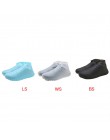Overschoenen wielokrotnego użytku pokrowce na buty pyłoszczelna osłona przeciwdeszczowa zimowy krok w butach wodoodporne silikon