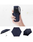 Kieszonkowy mini parasol deszcz kobiety wiatroszczelne trwałe 5 składane parasole przeciwsłoneczne przenośny krem do opalania ko