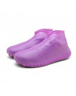 Overschoenen wielokrotnego użytku pokrowce na buty pyłoszczelna osłona przeciwdeszczowa zimowy krok w butach wodoodporne silikon