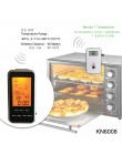 Cyfrowy termometr do grillowania bezprzewodowy piekarnik kuchenny jedzenie łopatka grillowa palacz mięso termometr z sondą i zeg
