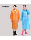 Moda kobiety mężczyźni eva przezroczysty płaszcz przeciwdeszczowy przenośny Outdoor Travel odzież przeciwdeszczowa wodoodporny C