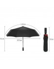10K dwuwarstwowe wiatroszczelne w pełni automatyczne parasole męskie kobiety potrójne, komercyjne, duże, trwałe ramki Parasol