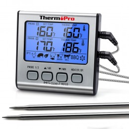 ThermoPro TP17 cyfrowy termometr kuchenny do piekarnika termometr do mięs z timerem