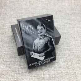 LF058 spersonalizowane Joseph Vissarionovich Stalin stopu Aluminium piękno papierośnica laserowe rzeźbione nie znikną pudełko na