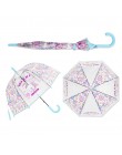 Parasolka dziecięca jednorożec przezroczyste parasole dziecięce parasol laserowy śliczne alpaka w stylu kreskówki dziewczyna par