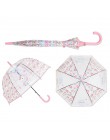 Parasolka dziecięca jednorożec przezroczyste parasole dziecięce parasol laserowy śliczne alpaka w stylu kreskówki dziewczyna par