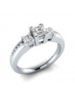 PANSYSEN nowy 2019 naturalny kamień szlachetny obrączki dla kobiet stałe 925 srebro biżuteria pierścień Wedding Party prezent 4 