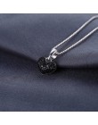 JPalace serce naturalny czarny spinel naszyjnik 925 Sterling Silver Gemstones Choker komunikat naszyjnik kobiety bez łańcucha