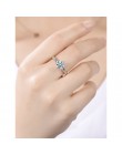 Klasyczny pierścionek ze srebra próby 925 Moissanite 1ct IJ color Lab diamentowa biżuteria w prostym stylu pierścionek jubileusz