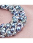 ASHIQI prawdziwa naturalna perła słodkowodna ręcznie robiona biżuteria zestawy i więcej naszyjnik bransoletka 925 srebrne kolczy