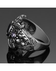 Biżuteria w stylu Vintage 3ct ametyst 925 srebro pierścionek okrągły Cut fioletowy natura kamień kobiety ślub Anel Aneis pierści