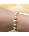 Barokowe tylko wysokiej jakości naturalne perły słodkowodne bransoletki zapięcie w kształcie serca mieszane kolor nieregularne p