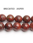 Hurtownie koraliki z kamienia naturalnego Red Blood Jasper kamień szlachetny okrągły luźny koralik 6 8 10 12mm Pick rozmiar do t