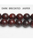 Hurtownie koraliki z kamienia naturalnego Red Blood Jasper kamień szlachetny okrągły luźny koralik 6 8 10 12mm Pick rozmiar do t