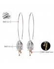 Lotus Fun prawdziwe 925 srebro kolczyki naturalne kreatywne Fine Jewelry Fresh Bell Flower Dangle kolczyki dla kobiet Brincos