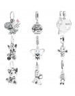 New Arrival 925 srebro koraliki, buldog Puppy Charms fit oryginalne bransoletki Pandora kobiety DIY biżuteria