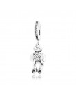 New Arrival 925 srebro koraliki, buldog Puppy Charms fit oryginalne bransoletki Pandora kobiety DIY biżuteria