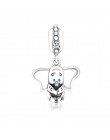 New Arrival 925 srebro koraliki, buldog Puppy Charms fit oryginalne bransoletki Pandora kobiety DIY biżuteria