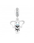 New Arrival 925 srebro koraliki, buldog Puppy Charms fit oryginalne bransoletki Pandora kobiety DIY biżuteria