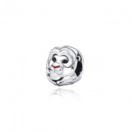 2019 New Arrival 925 srebro koraliki król lew Simba Mufasa Charms fit oryginalny Pandora bransoletki kobiety DIY biżuteria