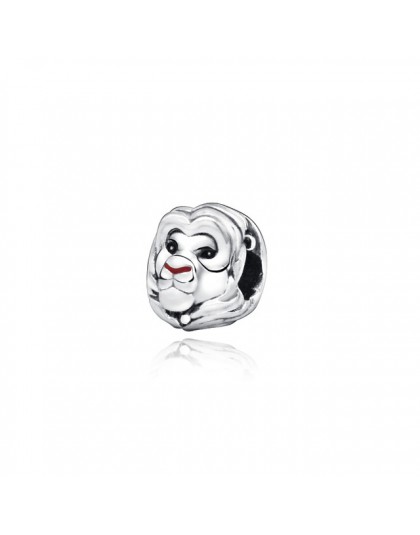 2019 New Arrival 925 srebro koraliki król lew Simba Mufasa Charms fit oryginalny Pandora bransoletki kobiety DIY biżuteria