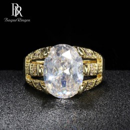 Bague Ringen Hollow out srebro 925 biżuteria niebieski fioletowy kamienie szlachetne pierścień dla kobiet ametyst Sapphire cyrko