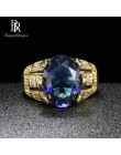 Bague Ringen Hollow out srebro 925 biżuteria niebieski fioletowy kamienie szlachetne pierścień dla kobiet ametyst Sapphire cyrko