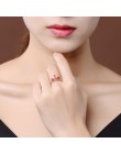 Cellacity Ruby Silver 925 pierścionek dla kobiet klasyczna korona królowej Lady Fine Jewelry przyjęcie zaręczynowe prezent hurto