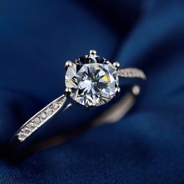 Bague Ringen srebro 925 biżuteria pierścionki dla kobiet Wedding Party Fashion geometria cyrkon walentynki prezenty na rocznicę 
