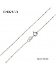 CLUCI 925 srebro łańcuszek na naszyjnik tworzenia biżuterii kobiety Neckalce akcesoria regulowany łańcuszek srebrny 925 SN008-SN