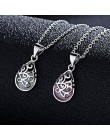 XIYANIKE 925 Sterling Silver Moonlight kocie oko moda wisiorki naszyjniki dla kobiet biżuterii Collares VNS8168