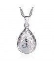 XIYANIKE 925 Sterling Silver Moonlight kocie oko moda wisiorki naszyjniki dla kobiet biżuterii Collares VNS8168