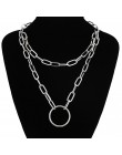 Punkowy łańcuszek naszyjnik kobiety/mężczyźni naszyjnik łańcuszkowy 90s estetyczny vintage emo grunge Goth jewelry