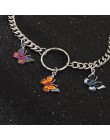 Harajuku Punk Style Butterfly Choker naszyjnik biżuteria kobiety Collares Gothic Hip Hop prezent naszyjnik Collares Mujer 35 + 1