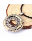 Moda Ouroboros wąż Rune sznur okrągły skórzany naszyjniki Amulet szczęście biżuteria ochronna na szyi dla dziewczynek