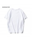 MOINWATER nowych kobiet na co dzień letnie koszulki z krótkim rękawem mody pani 100% bawełna biały koszulki z krótkim rękawem cz