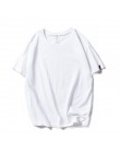 MOINWATER nowych kobiet na co dzień letnie koszulki z krótkim rękawem mody pani 100% bawełna biały koszulki z krótkim rękawem cz