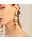 Duże złote kreatywne kolczyki dla kobiet metalowe modne luksusowe kobiece moda Jewlery najnowszy projekt vintage wiszące kolczyk
