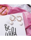 MENGJIQIAO 2018 nowy modny wiele stylów zroszony imitacja perły spadek kolczyki dla kobiet śliczne Bowknot koło Pendientes Mujer