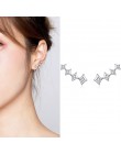 925 srebro koreański Feather Rose Flower Star samolot mankiet stadniny kolczyki dla kobiet moda kobiety kolczyki 2019 brincos s9