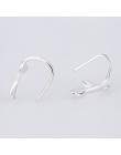 XIYANIKE 925 Sterling Silver europejska i amerykańska moda gałązka stadniny kolczyki projekt kreatywny proste Ear Hoops bibeloty