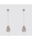 Flatfoosie nowy Za czeski słońce kwiat kropla kolczyki dla kobiet biżuteria Trendy Metal kryształ oświadczenie kolczyki akcesori