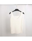GOPLUS 2020 Sexy V Neck Crop Top z dzianiny koszula damska Plus rozmiar bez rękawów bielizna casualwear dla kobiet odzież dla ko
