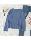 GCAROL 2019 wiosna jesień Oversize kobiet T-shirt cukierki Streetwear koszula na co dzień idealne podstawy topy topy bez podszew
