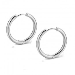 2 sztuk/zestaw ze stali nierdzewnej kolczyki małe kółka dla kobiet mężczyzn złoty srebrny czarny okrągłe do ucha pierścień kolcz
