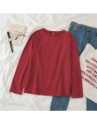GCAROL 2019 wiosna jesień Oversize kobiet T-shirt cukierki Streetwear koszula na co dzień idealne podstawy topy topy bez podszew